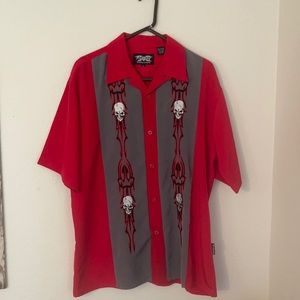 Vintage Dragonfly button down shirt Men's L